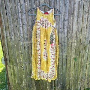 Anthropologie Bhanuni by Jyoti Multicolored Dress, Size L.